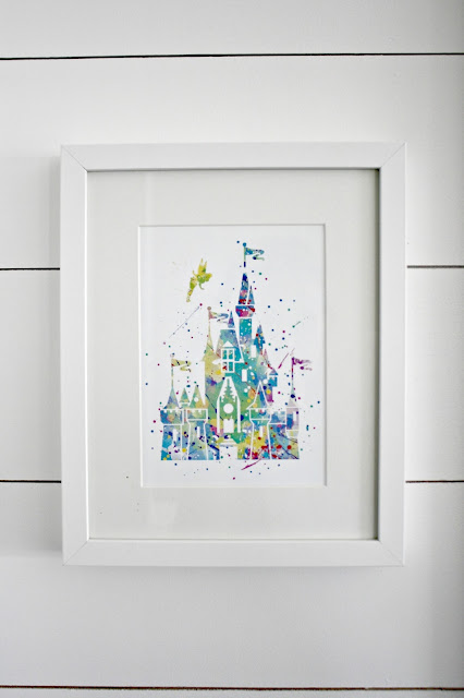 Disney castle printable 