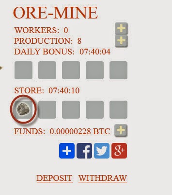 موقع ore-mine اربح 0,001 ساعات