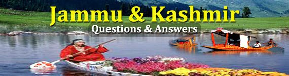 Jammu and Kashmir General Knowledge (GK) Question Answer 2017