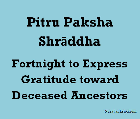 Test Image: Pitru Paksha Shrāddha: Fortnight To Express Gratitude toward Deceased Ancestors