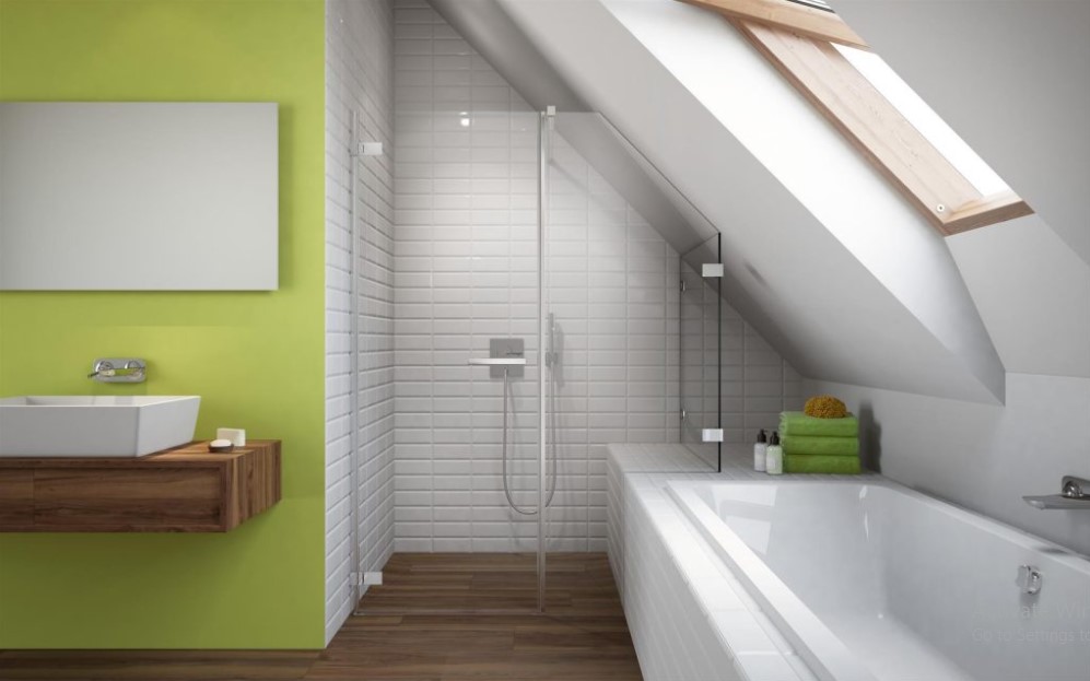 Small Attic Bathroom