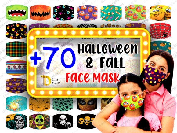 Halloween & Fall Face Mask Sublimation