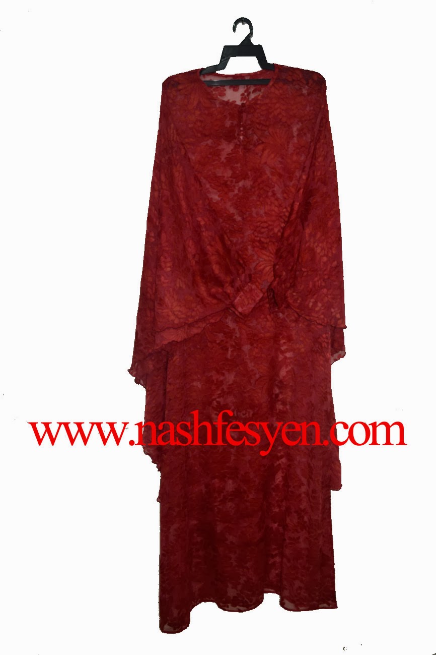 Nash Fesyen Jubah Kaftan