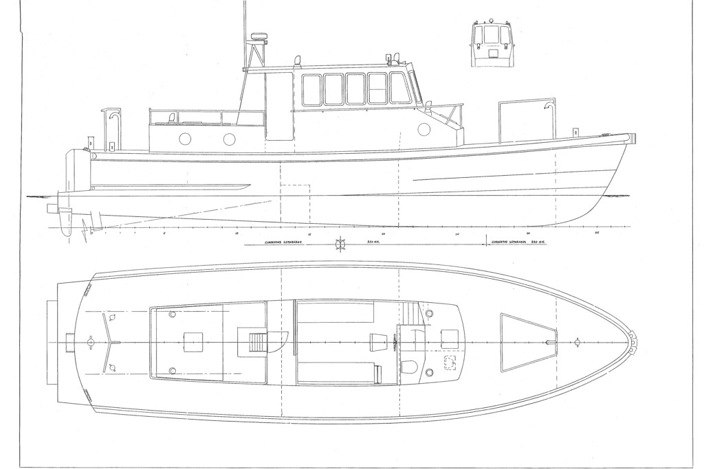 Quinze marins sur le bahut du mort...: Plan d'un Bateau de service de ...