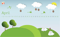 April 2013 Calender Wallpaper 8