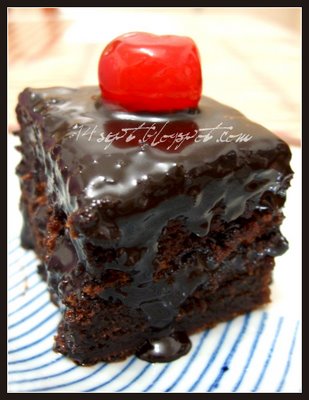 Aref seven: Resepi kek coklat Moist