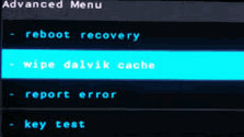 Wipe Dalvik Cache