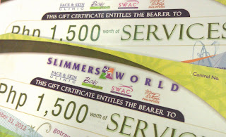 Slimmers World Gift Certificates From Go Travel