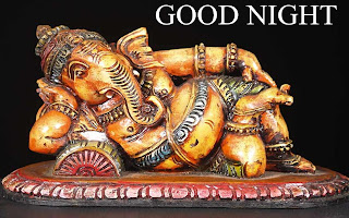 Good Night Ganesha Whatsapp HD Images Wallpaper