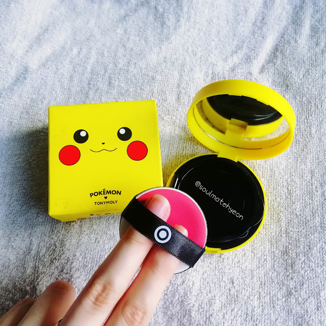 Tony Moly Pikachu Mini Cushion Blusher 02 Rose Coral