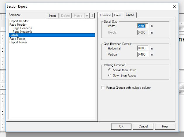 Set Width and Horizontal and Vertical gap