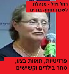 רחל וידל - מנהלת לשכת הרווחה בת ים