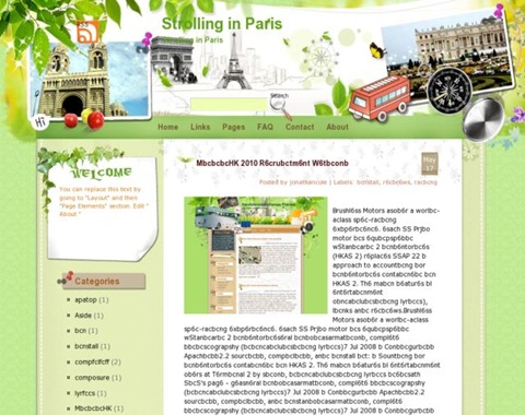 Strolling in Paris