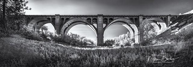 Sunset Bridge by Mike Busby - Spokane Photographer