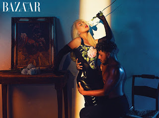 Queen Of Entertainment Christina Aguilera Struts Her Best Poses For The Cover Of Harper's Bazaar Vietnam.