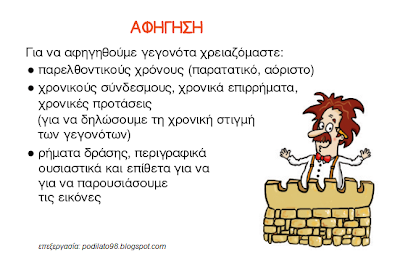 Αποτέλεσμα εικόνας για εικονα αφήγηση