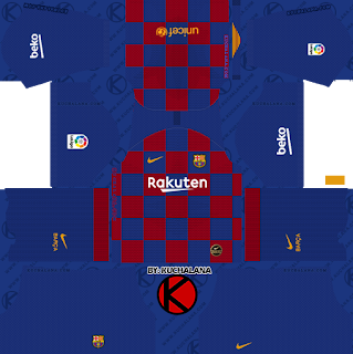 👊 leaked 👊 Happymodpro.Com Dream League Soccer 2019 Kits Barcelona 2020