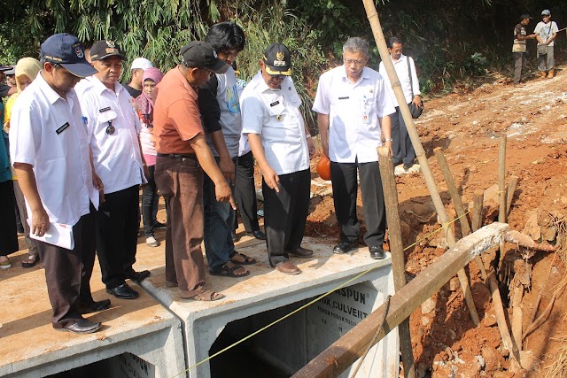 Perbaikan Jembatan Balongsari Ditinjau Walikota