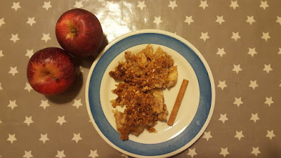 Almond oats apple crumble recipe