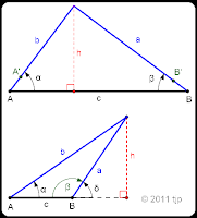 Acute and obtuse triangle solutions