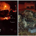 Incêndio destrói carros, motos e bicicleta no fórum de Barra do Choça