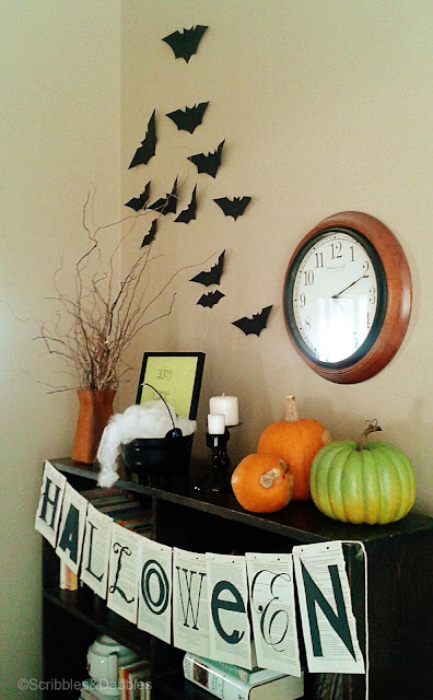 Halloween Vignette at Scribbles and Dabbles