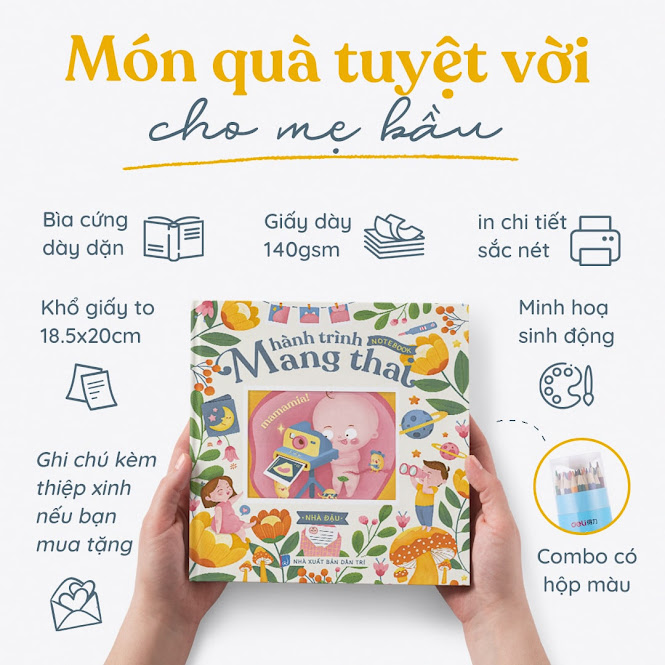 [A116] Hành trình mang thai: Sách hay giúp Mẹ kết nối với Bé yêu