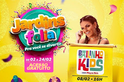 Maysa Reis e DJ Lôra anima bailinho de carnaval no Shopping Jardins