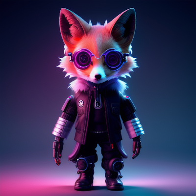 Cute Cyberpunk Fox (20)