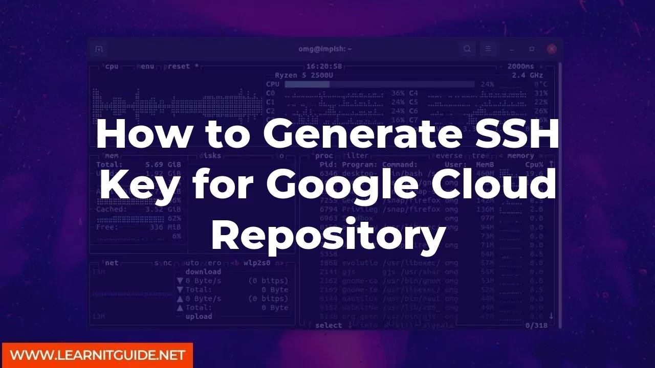 How to Generate SSH Key for Google Cloud Repository