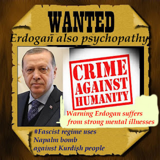 According to a psychological survey of the Turkish President's Erdogan's behavior and actions.    Recep Tayyip Erdogan, he has been subject to several mental illnesses.