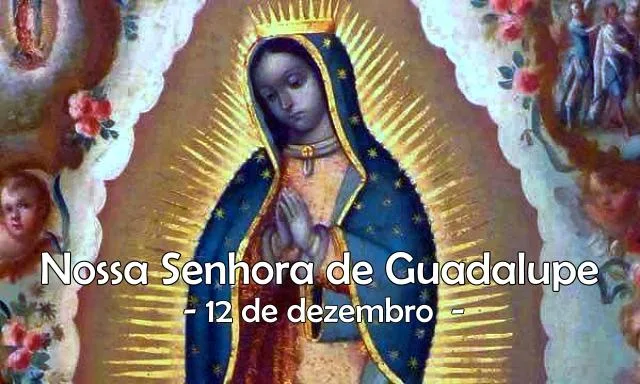 Virgem santa Maria de Guadalupe - 12 de dezembro