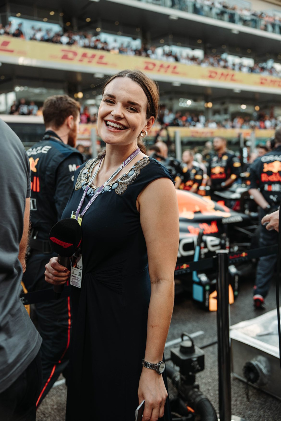 Formula 1 Presenter Laura Winter