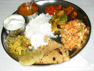 Maharashtrian Thali at Mauli Hills, Pune