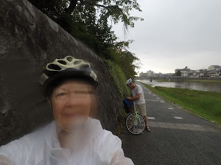 Very wet Cycling tour of Kyoto