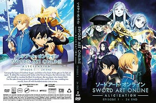 Sword Art Online Alicization capa dvd