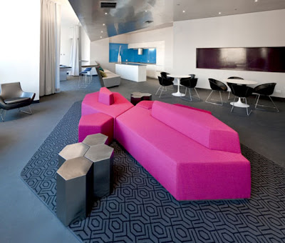 Fitness Center and Entertainment Space Interior by Della Valle Bernheimer