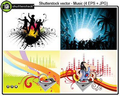 Shuttetstock Amazing Music Vector