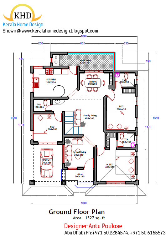  Home  plan  and elevation 1800 Sq  Ft  home  appliance
