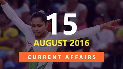 Current Affairs 15 August 2015