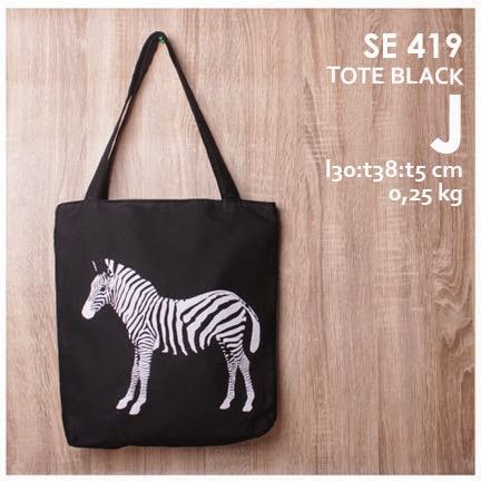 Jual Online Tote Bag Pria Unik iBahani Kanvas iHargai Murah 