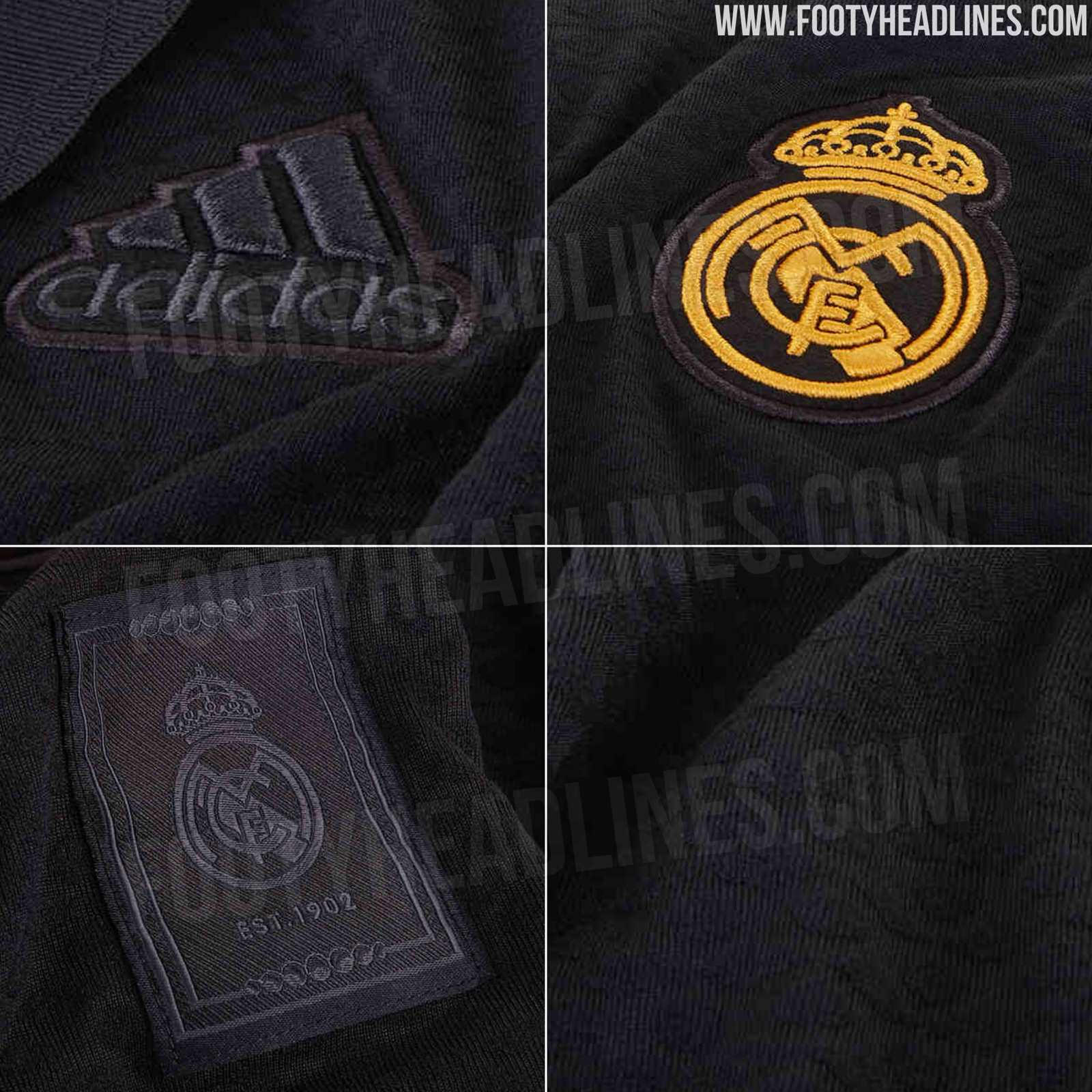 Mens Third Authentic Jersey 23/24 Black - Real Madrid CF