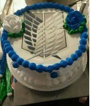 attack on titan birthday cake