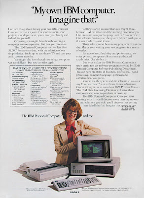My own IBM computer.
