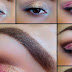 Peach-Nude Eyeshadow With Black Liquid Winged Eyeliner Tutorial