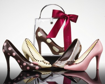 chocolate shoes