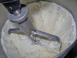 Dinner in the Life of a Dad—Sugar Cookie Frosting. Whipping the frosting makes it easy to spread, and it looks pretty too.