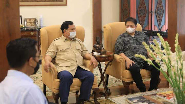 Gerindra Beberkan Isi Pertemuan Prabowo Subianto dan Airlangga Hartarto yang Berlangsung Akrab.lelemuku.com.jpg