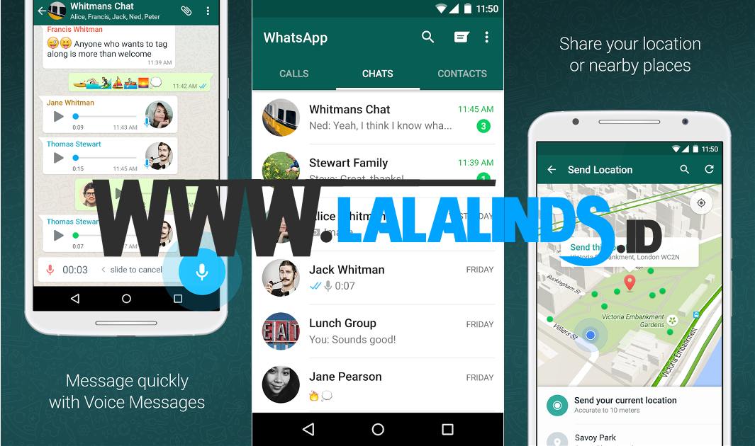 Download WhatsApp Messenger 2.17.351 APK Terbaru - Lalalinds