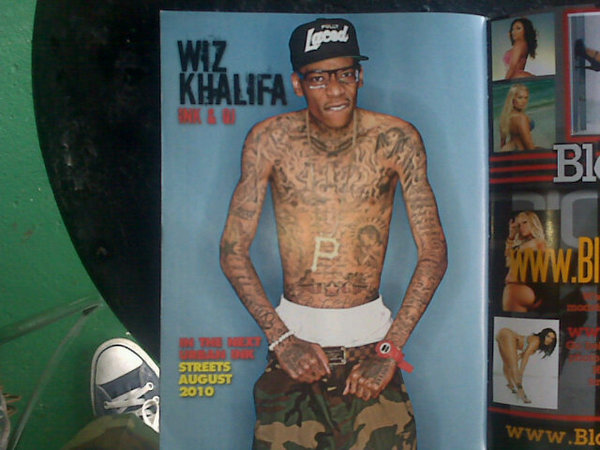 wiz khalifa tattoos close up. wiz khalifa tattoos close up.